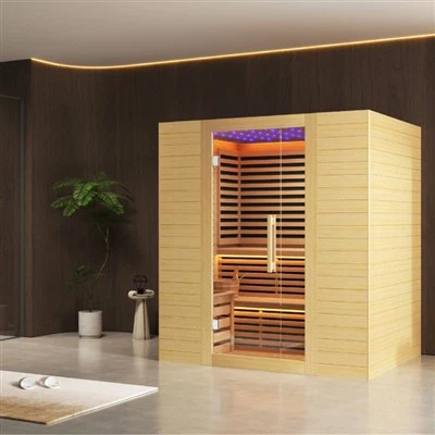 Apa saja pilihan estetika untuk sauna hibrida?